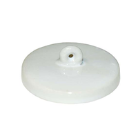 Lid for 25ml Crucible, Porcelain, Each