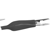 Clip Alligator. Black. Electrical. 10/PK Pack