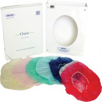 Owear Round Caps Dispenser White 250 Caps Capacity Each Each