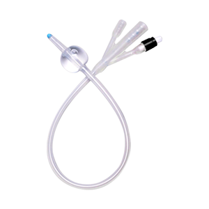 Livingstone All Silicone Foley Catheter, 3-Way, 26FG, Each Each