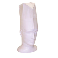 9" (23Cm) Chef Hat White Adjustable 10X100, Total=1000/Ctn Carton