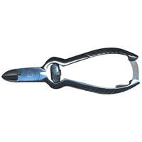 Livingstone Bone Cutter or Nail Clipper, 150mm, Concave Edge, Barrel Spring, with Spring and Lock, Box Joint, Stainless Steel, Each Each