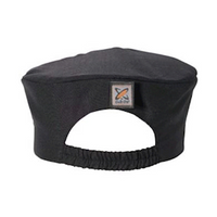 Club ChefTraditional Flat Top Hat Black (Skull Cap/Pill Box) Small, Each Each