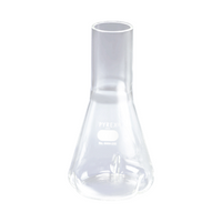 Pyrex Erlenmeyer Flask, Baffles, Delong Neck, Shaker, No Stopper, 5 Litres, 210 x 350(H) mm, Non-sterile, Borosilicate Glass, Each Each