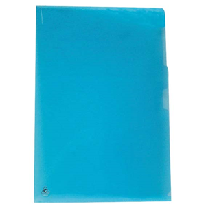 FOLDER CLEAR F/C BLUE COLBY 150F EACH Each