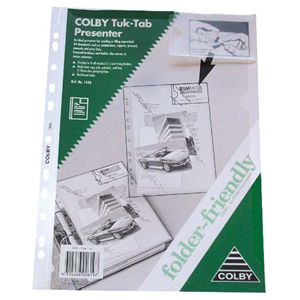 TUK-TAB A4 CLR PRESENTER COLBYEACH Each
