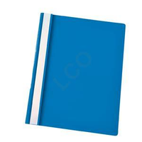 College Management File A4, Blue with Clear Front with Biodegradable Paper Fastener, Each Each