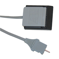 Covidien ValleyLab Patient Return Electrode Cord and Clamp (E-0560), 15 (4.6m) Cord Length with REM pin connector, Each Each