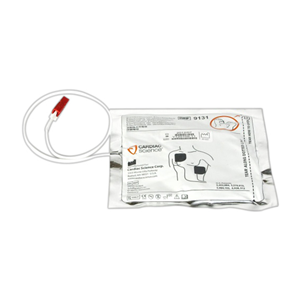 Cardiac Science Automated External Defibrillator, Powerheart G3, Adult Defibrillator Pads, 1 Pair/Pack Each