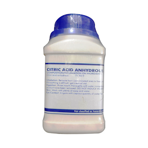 Citric Acid Anhydrous, Analytical Grade, 500g, Each Each