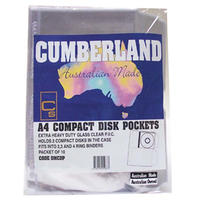 C.D POCKETS A4 CUMBERLAND 10/PK Pack
