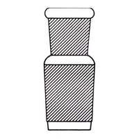 Monash Adapter, Reduction, Standard, Socket Joint 14/23, Cone 24/29, Borosilicate Glass, Each Each