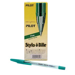 PILOT PENS BPS FINE GREEN LOOSE Loose