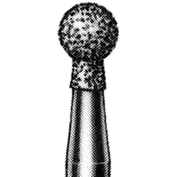 Livingstone Diamond Burs, Round and Shoulder, ISO 002524 #12, Friction Grip, High Speed, Medium, Each