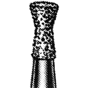 Mdt Diamond Burs, Double Inverted Cone, ISO 019534 #19, Friction Grip, Coarse, Each