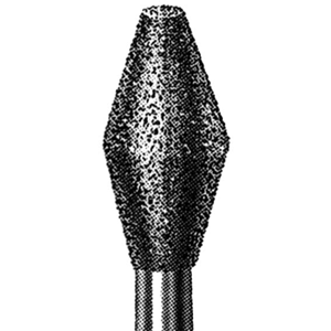 Livingstone Diamond Burs, Inverted Cone, ISO 039 # 33, Friction Grip 314, High Speed, Coarse, Each