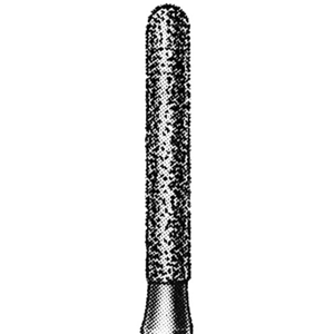 Livingstone Diamond Burs, Domed Fissure, ISO 141524 #10, Friction Grip, High Speed, Medium, Each