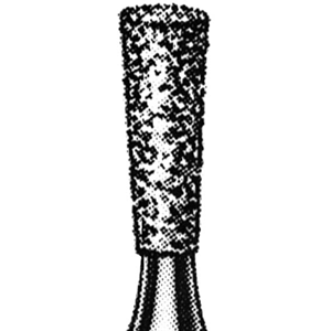 Livingstone Diamond Burs, Inverted Cone, ISO 010524 #09, Friction Grip, High Speed, Medium, Each