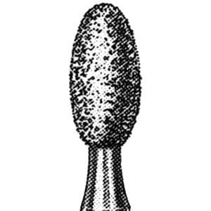 Ad 521 Diamond Burs, Round, ISO 001504 #12, Friction Grip, Extra Fine, Each