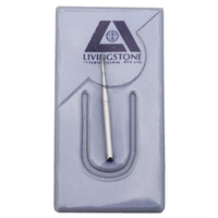 Livingstone Diamond Burs, Needle, ISO 539524 #10, Friction Grip, High Speed, Medium, Each