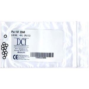 DCI Triplex Syringe 'O' Rings, No 2230, 12/Pack Pack