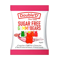 Double 'D' Sugar Free Gummy Bears, 90g, Each