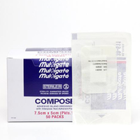 Compose Adhesive Island Dressing, 25 x 8.2cm, Latex Free, 20/Box Box