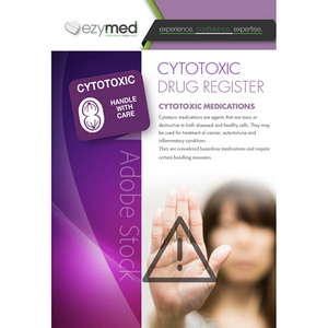 Ezymed Drug Registration Book without Module, Double Sided A3 Page, 4 A4 Pages/Book Each
