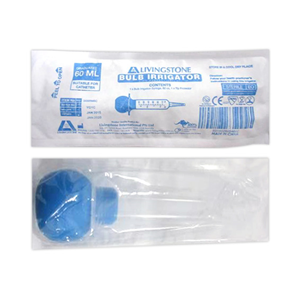 Out of Date LIV Bulb Irrigation Asepto Syringe 60ml Catheter Tip with Cap 50/Carton, Non Therapeutic, Latex Free, Unopened, Discounted Carton
