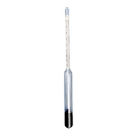 Carlton Specific Gravity Hydrometer, 1.400 to 1.600, 0.005 at 15.6degC, 260mm, Glass, Each Each
