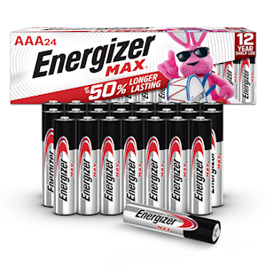 Energizer Extra Heavy Duty Batteries, Size AAA, 1.5V, Hg & Cd Free, 24 Pieces/Pack Pack