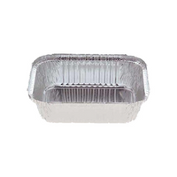 Pak Rectangular Foil Tray, 990mL, 195(L) x 143(W) x 48(H) mm, Medium, 500 Pieces/Carton Carton