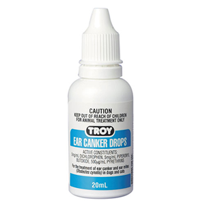 Troy Ear Canker Drops, 20ml, Each Each