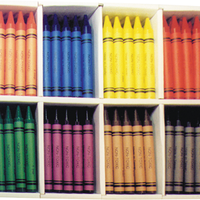 JUMBO CRAYONS 25EA X 8 COLOURES 115MMX13MM Box