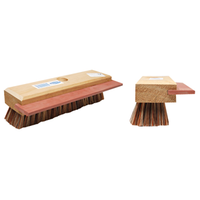 Oates Biodegradable Wooden Deck Scrub Brush with Squeegee Head, 300mm, Each Each