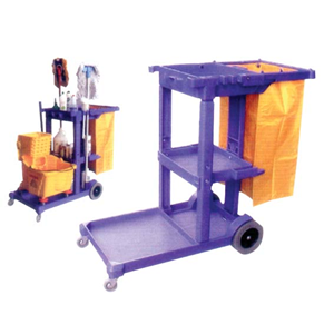 Oates Janitor Carts, 113 x 50 x 98cm, Blue, Each Each