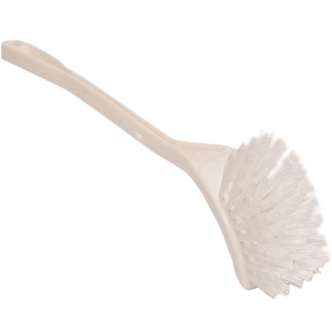 Oates Toilet Tidy Set, Plastic Handle, Recyclable, White, Each Each