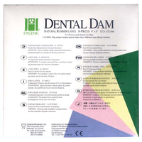 HYGIEN FIESTA RUBBER DAM MED 5x5in 52/BX Box