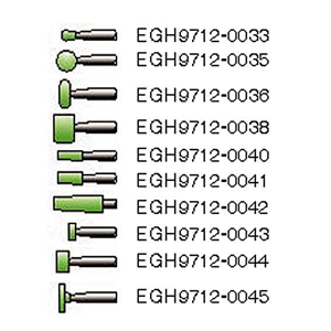 Shofu Dura Green Stones, Shank HP, Shape RD1, No 0032, 12/Pack