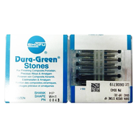 Shofu Dura Green Stones, Shank HP, Shape WH1, No 0043, 12/Pack