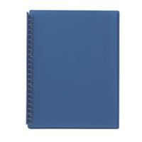 DISPLAY BOOK A4 20 POCKET BLUE Each