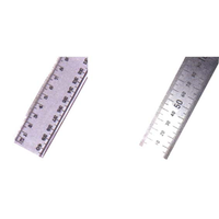 Osmer Ruler, 15cm or 6 Inches, Stainless Steel, Each Each
