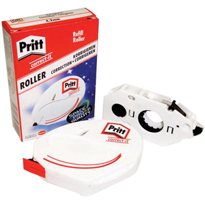 Correction Roller Pritt Disp . White 4.2mm Ea Loose