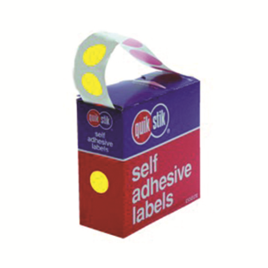 Esselte Quik Stik Adhesive Label Dot
