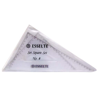 SET SQUARE SET NO.8 ESSELTE SET Set