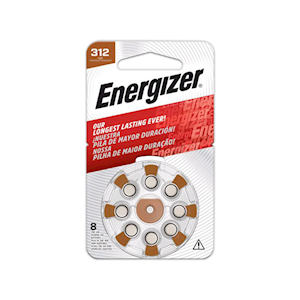 Energizer 312 Ac312E Pr41 1.4Vhearing Aid Batteries 8/Pk Pack