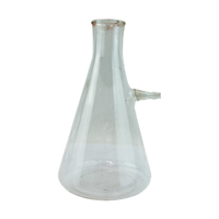 Buchner Filter Flask, 1000ml, Conical, with Hose Connector, Borosilicate Glass, Each Each