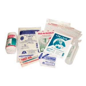 Livingstone Personal First Aid Kit (for NSW Police), Packed in a Ziplock Bag, Each Each