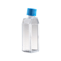 Falcon Treated Cell Culture Flasks with 0.2um Membrane Vented Screw Cap, 70mL, 25cm^2, Canted Neck, PS, Sterile, 20/Pack 100/Case Case