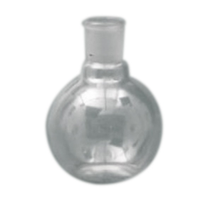 Flat-Bottom Spherical/Boiling Flask, 2000ml, Socket Joint 34/35, Single Short Neck, Borosilicate Glass, Clear, Each Each